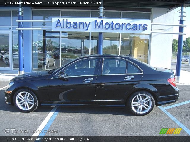 2012 Mercedes-Benz C 300 Sport 4Matic in Black