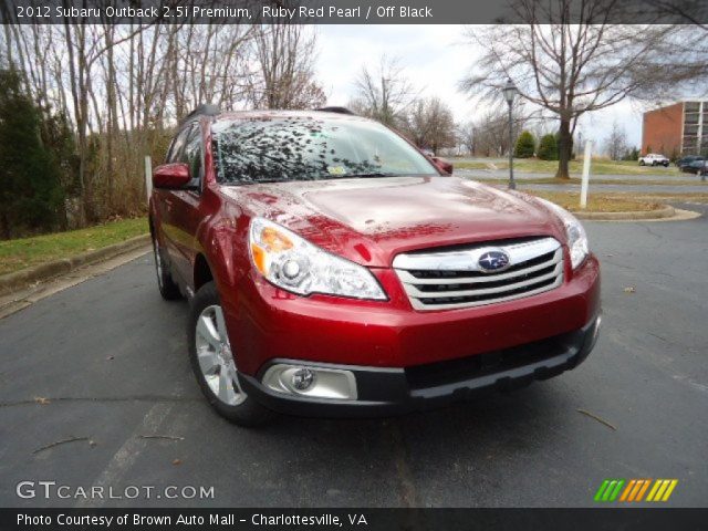 2012 Subaru Outback 2.5i Premium in Ruby Red Pearl