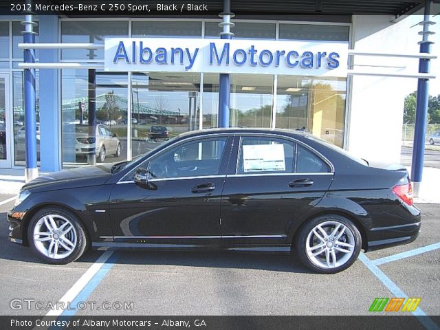 2012 Mercedes-Benz C 250 Sport in Black