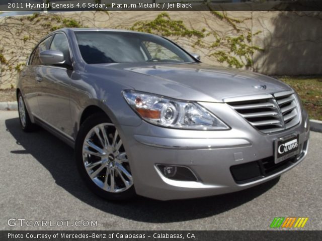 2011 Hyundai Genesis 4.6 Sedan in Platinum Metallic