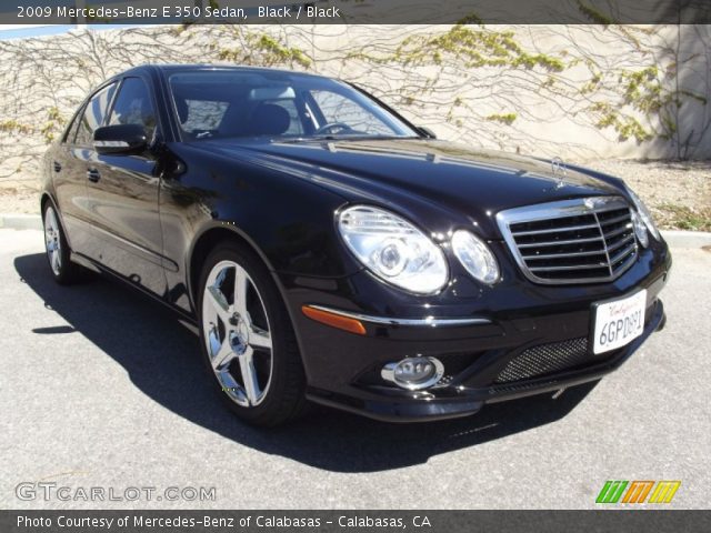 2009 Mercedes-Benz E 350 Sedan in Black