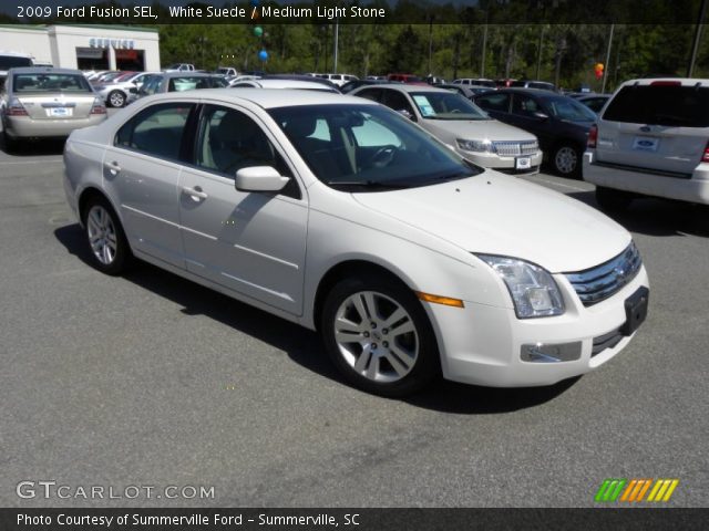 2009 Ford Fusion SEL in White Suede