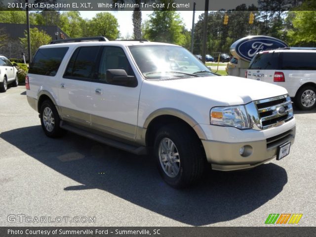 2011 Ford Expedition EL XLT in White Platinum Tri-Coat
