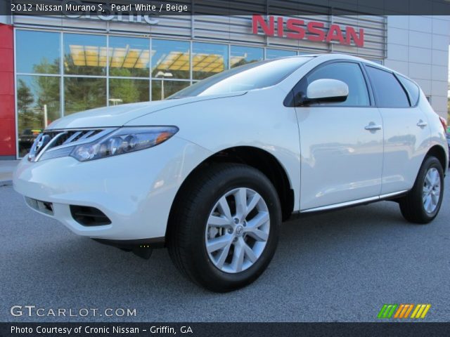2012 Nissan Murano S in Pearl White