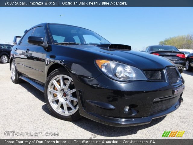 2007 Subaru Impreza WRX STi in Obsidian Black Pearl