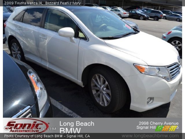2009 Toyota Venza I4 in Blizzard Pearl