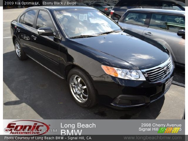 2009 Kia Optima LX in Ebony Black