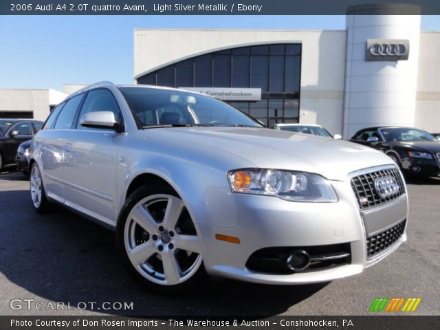 2006 Audi A4 2.0T quattro Avant in Light Silver Metallic