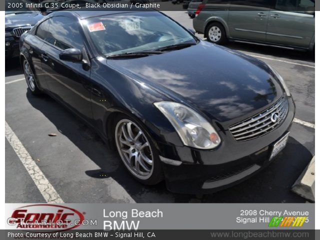 2005 Infiniti G 35 Coupe in Black Obsidian