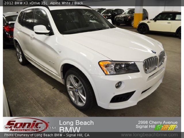 2012 BMW X3 xDrive 35i in Alpine White