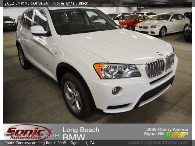 2012 BMW X3 xDrive 28i in Alpine White