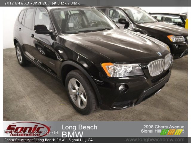 2012 BMW X3 xDrive 28i in Jet Black