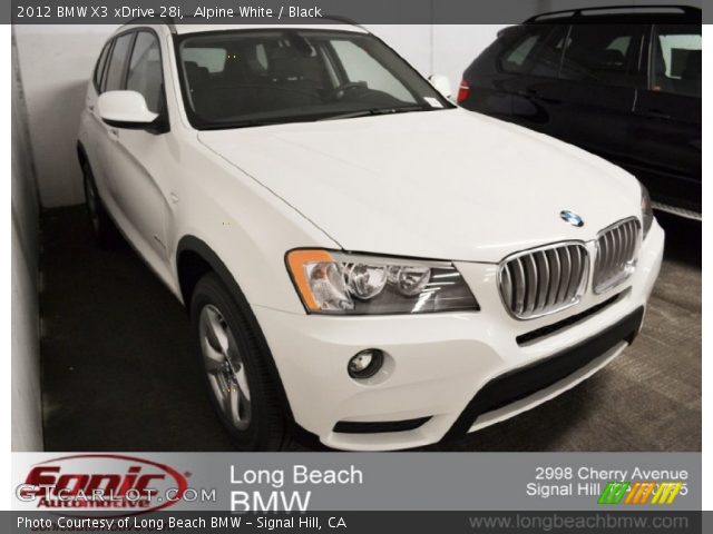 2012 BMW X3 xDrive 28i in Alpine White