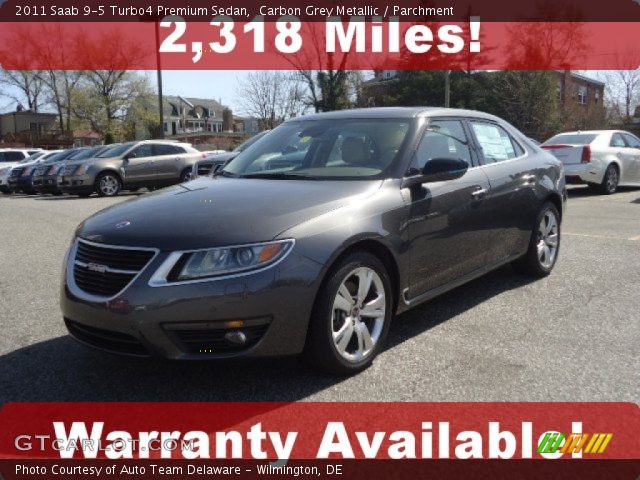 2011 Saab 9-5 Turbo4 Premium Sedan in Carbon Grey Metallic