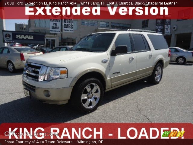 2008 Ford Expedition EL King Ranch 4x4 in White Sand Tri Coat