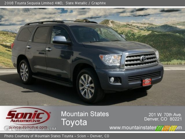 2008 Toyota Sequoia Limited 4WD in Slate Metallic