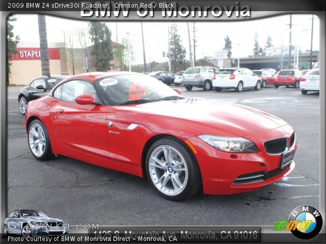 2009 BMW Z4 sDrive30i Roadster in Crimson Red