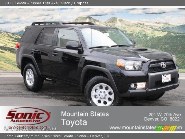 2012 Toyota 4Runner Trail 4x4 in Black