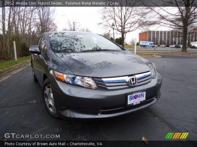 2012 Honda Civic Hybrid Sedan in Polished Metal Metallic