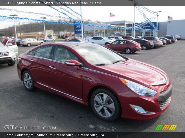 2012 Hyundai Sonata Hybrid in Venetian Red Pearl