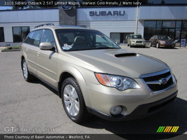 2008 Subaru Outback 2.5XT Limited Wagon in Harvest Gold Metallic