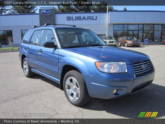 2007 Subaru Forester 2.5 X in Newport Blue Pearl