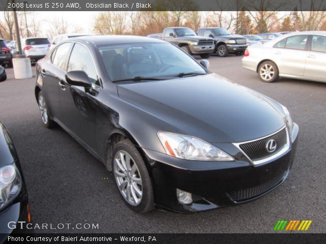 2008 Lexus IS 250 AWD in Obsidian Black
