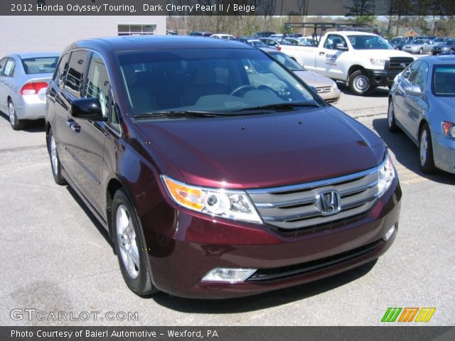 2012 Honda Odyssey Touring in Dark Cherry Pearl II