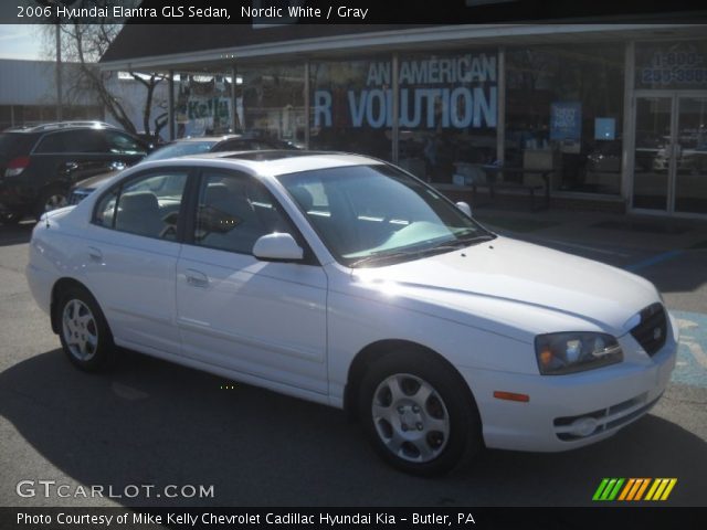 2006 Hyundai Elantra GLS Sedan in Nordic White