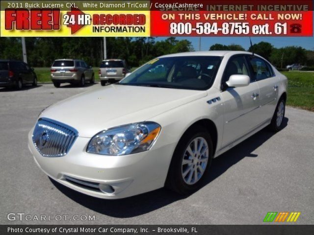 2011 Buick Lucerne CXL in White Diamond TriCoat