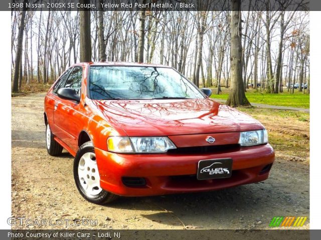 1998 Nissan 200SX SE Coupe in Yellow Red Pearl Metallic