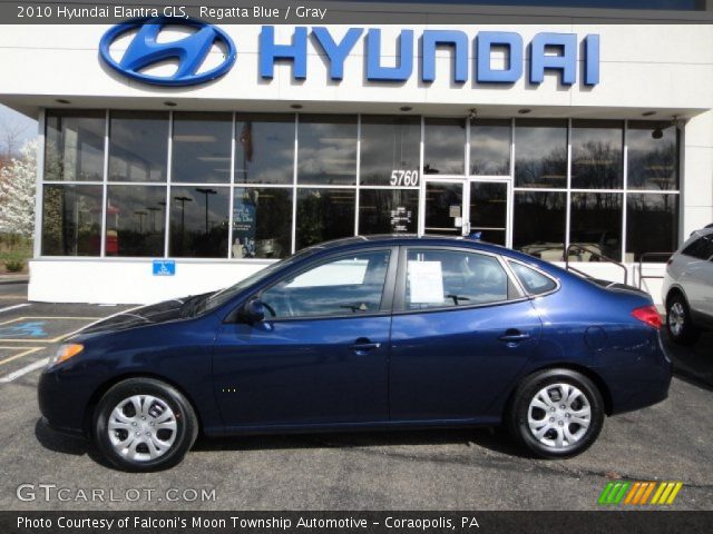 2010 Hyundai Elantra GLS in Regatta Blue