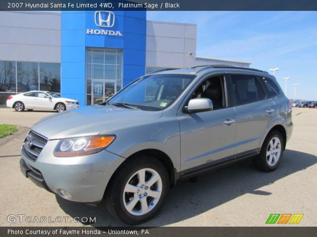 2007 Hyundai Santa Fe Limited 4WD in Platinum Sage