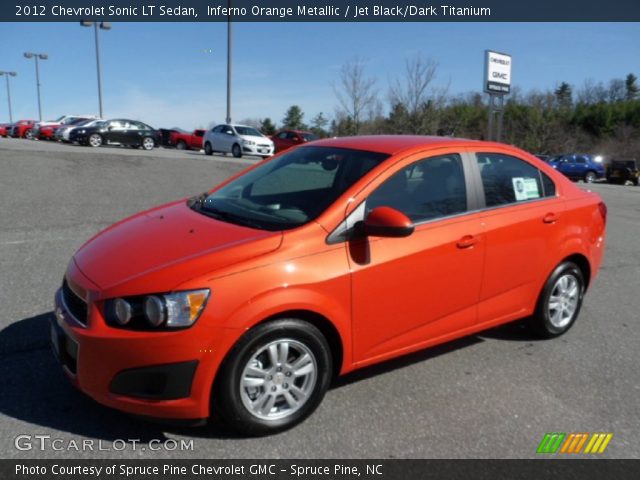2012 Chevrolet Sonic LT Sedan in Inferno Orange Metallic