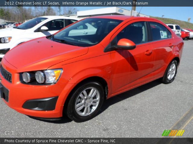 2012 Chevrolet Sonic LT Sedan in Inferno Orange Metallic