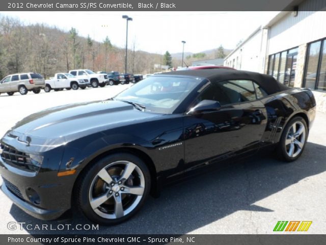 2012 Chevrolet Camaro SS/RS Convertible in Black