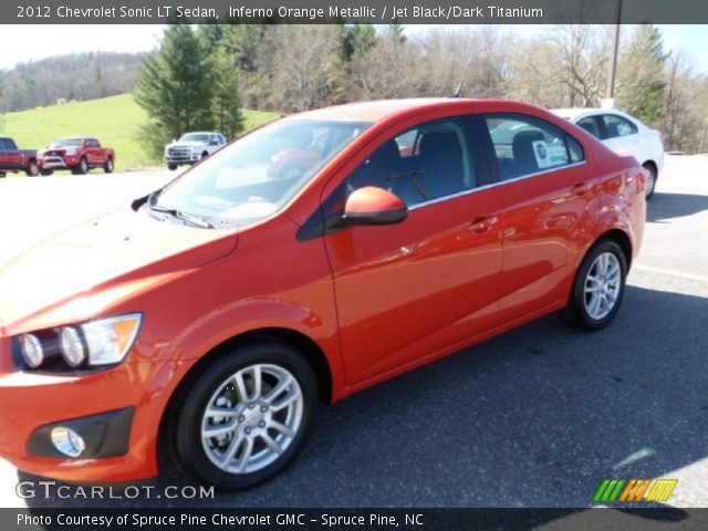 2012 Chevrolet Sonic LT Sedan in Inferno Orange Metallic