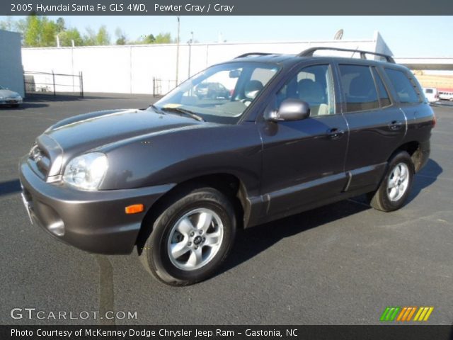 2005 Hyundai Santa Fe GLS 4WD in Pewter Gray