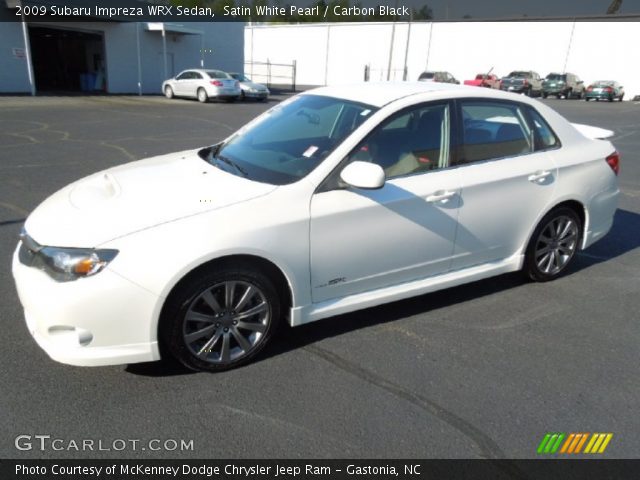 2009 Subaru Impreza WRX Sedan in Satin White Pearl