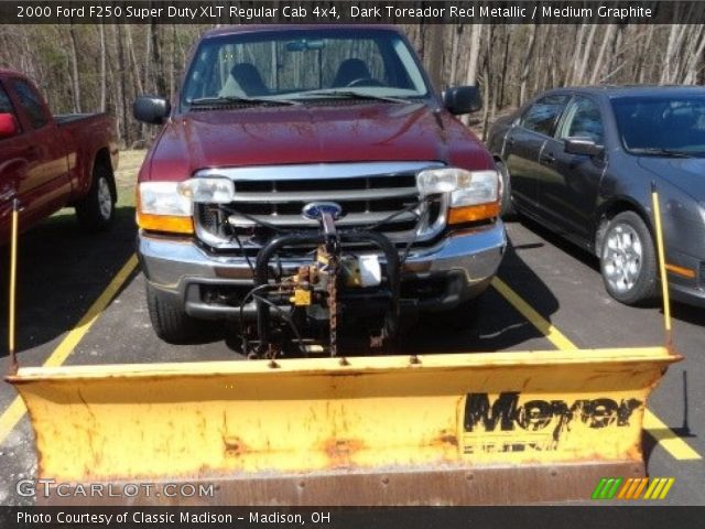 2000 Ford F250 Super Duty XLT Regular Cab 4x4 in Dark Toreador Red Metallic