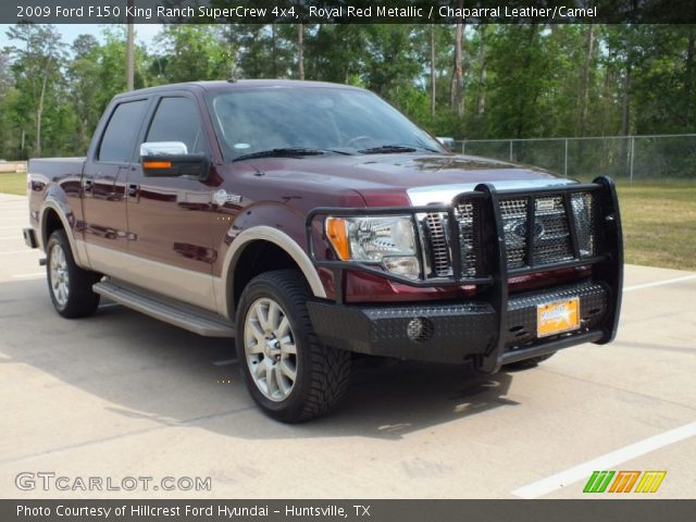 2009 Ford F150 King Ranch SuperCrew 4x4 in Royal Red Metallic