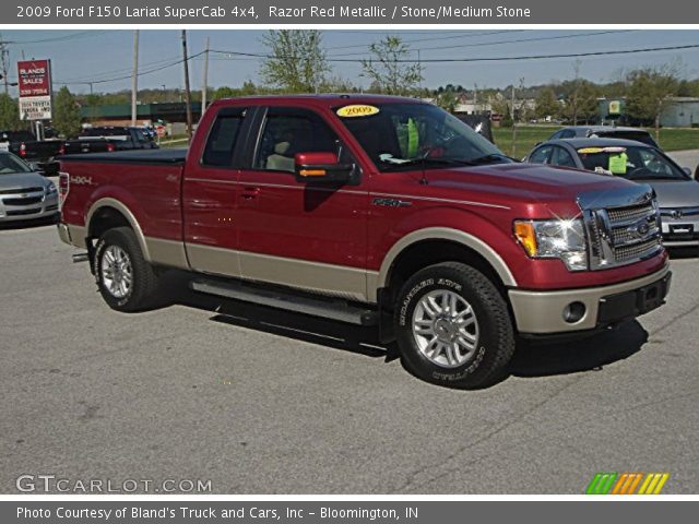 2009 Ford F150 Lariat SuperCab 4x4 in Razor Red Metallic