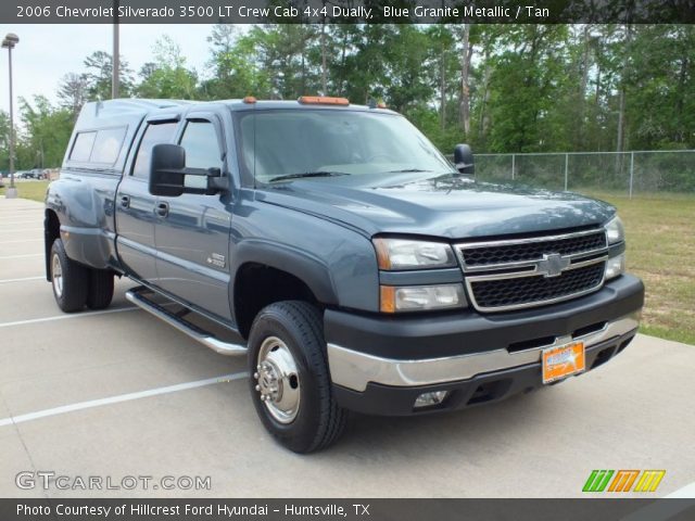 2006 Chevrolet Silverado 3500 LT Crew Cab 4x4 Dually in Blue Granite Metallic
