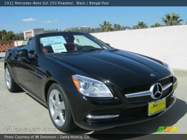 2012 Mercedes-Benz SLK 250 Roadster in Black