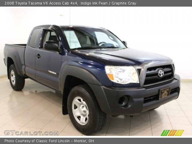 2008 Toyota Tacoma V6 Access Cab 4x4 in Indigo Ink Pearl