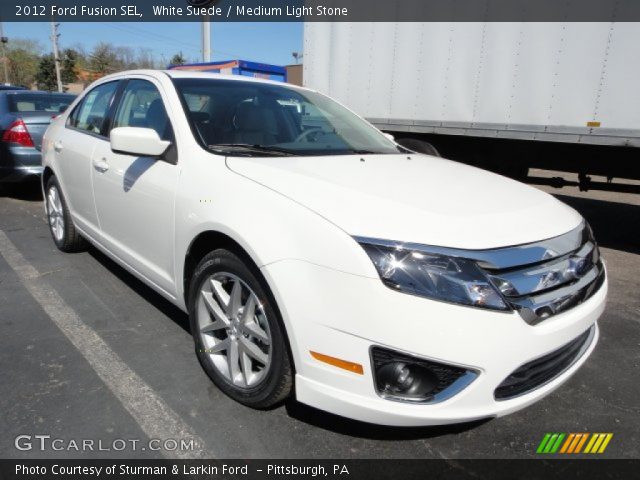 2012 Ford Fusion SEL in White Suede
