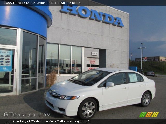 2009 Honda Civic LX Sedan in Taffeta White