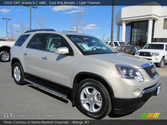 2009 GMC Acadia SLT AWD in Gold Mist Metallic