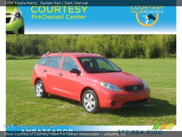 2008 Toyota Matrix  in Radiant Red