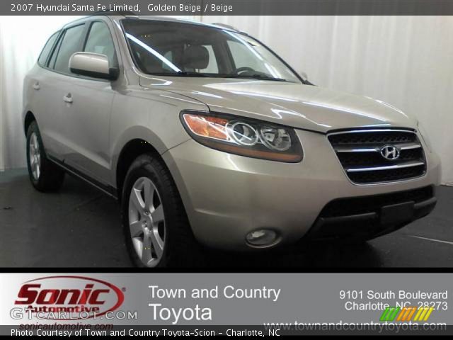 2007 Hyundai Santa Fe Limited in Golden Beige